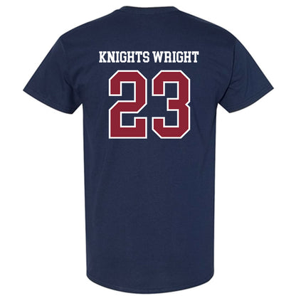 SCSU - NCAA Men's Basketball : DShay Knights Wright - T-Shirt-1
