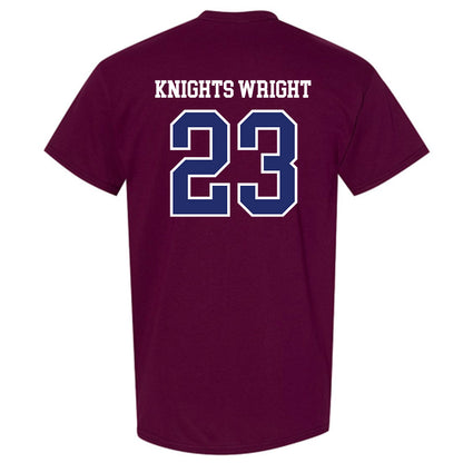 SCSU - NCAA Men's Basketball : DShay Knights Wright - T-Shirt-1