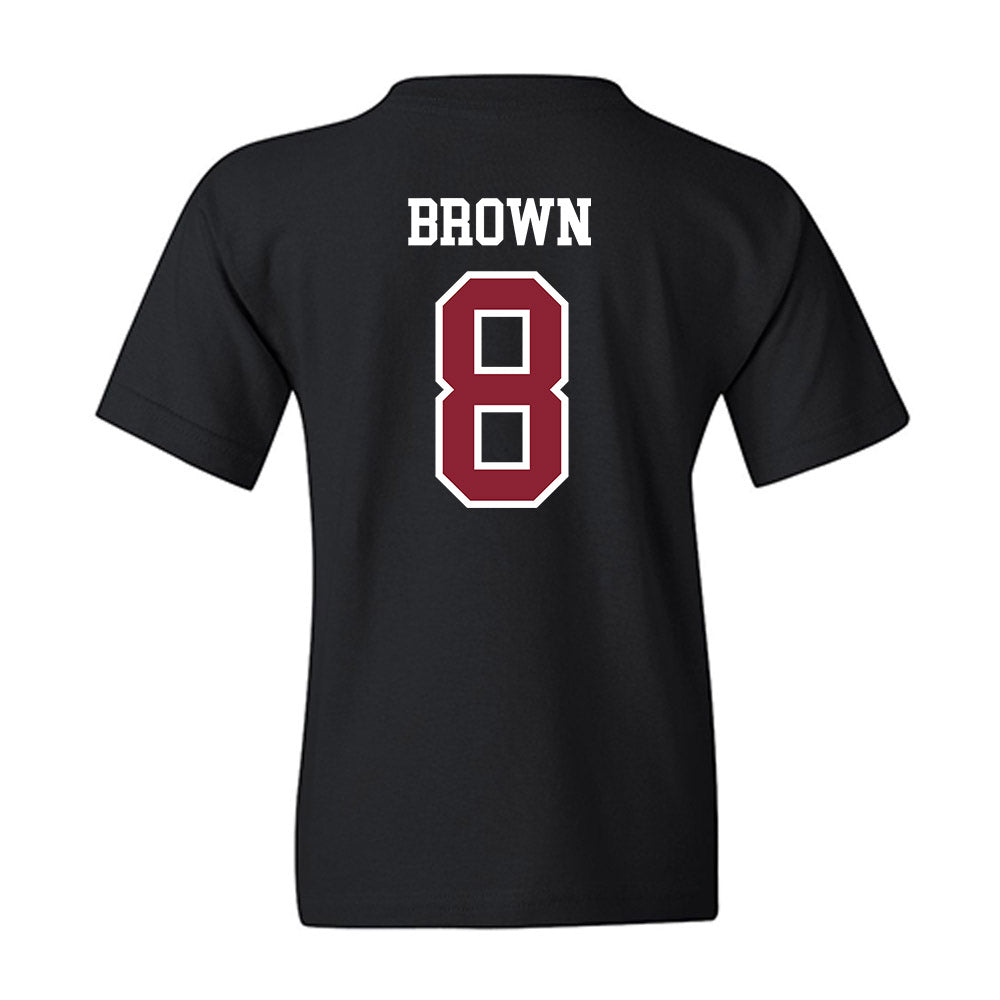 SCSU - NCAA Football : Nic Brown - Youth T-Shirt-1