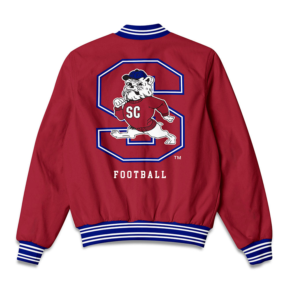 SCSU - NCAA Football : Tyler Mansfield - Bomber Jacket-1