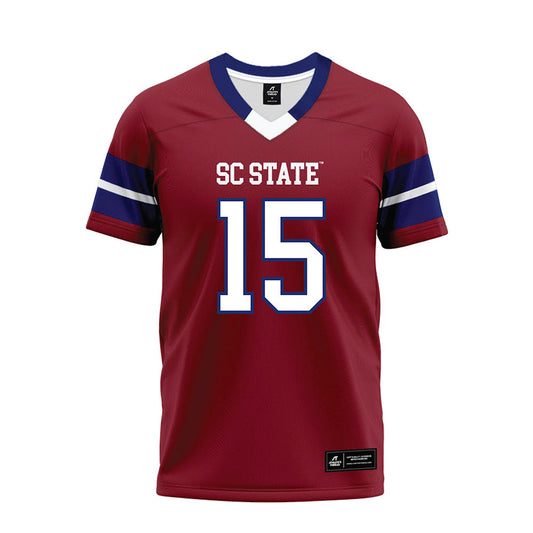 SCSU - NCAA Football : Tyron Moore - Premium Football Jersey-0