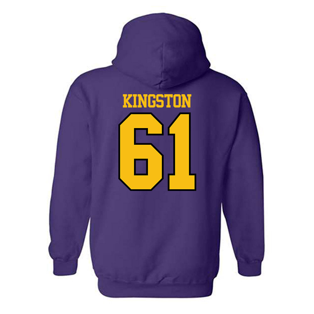 MNSU - NCAA Football : Joseph Kingston - Classic Shersey Hooded Sweatshirt-1