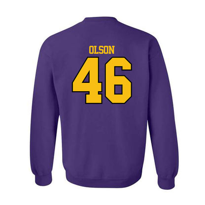 MNSU - NCAA Football : Tanner Olson - Classic Shersey Crewneck Sweatshirt-1