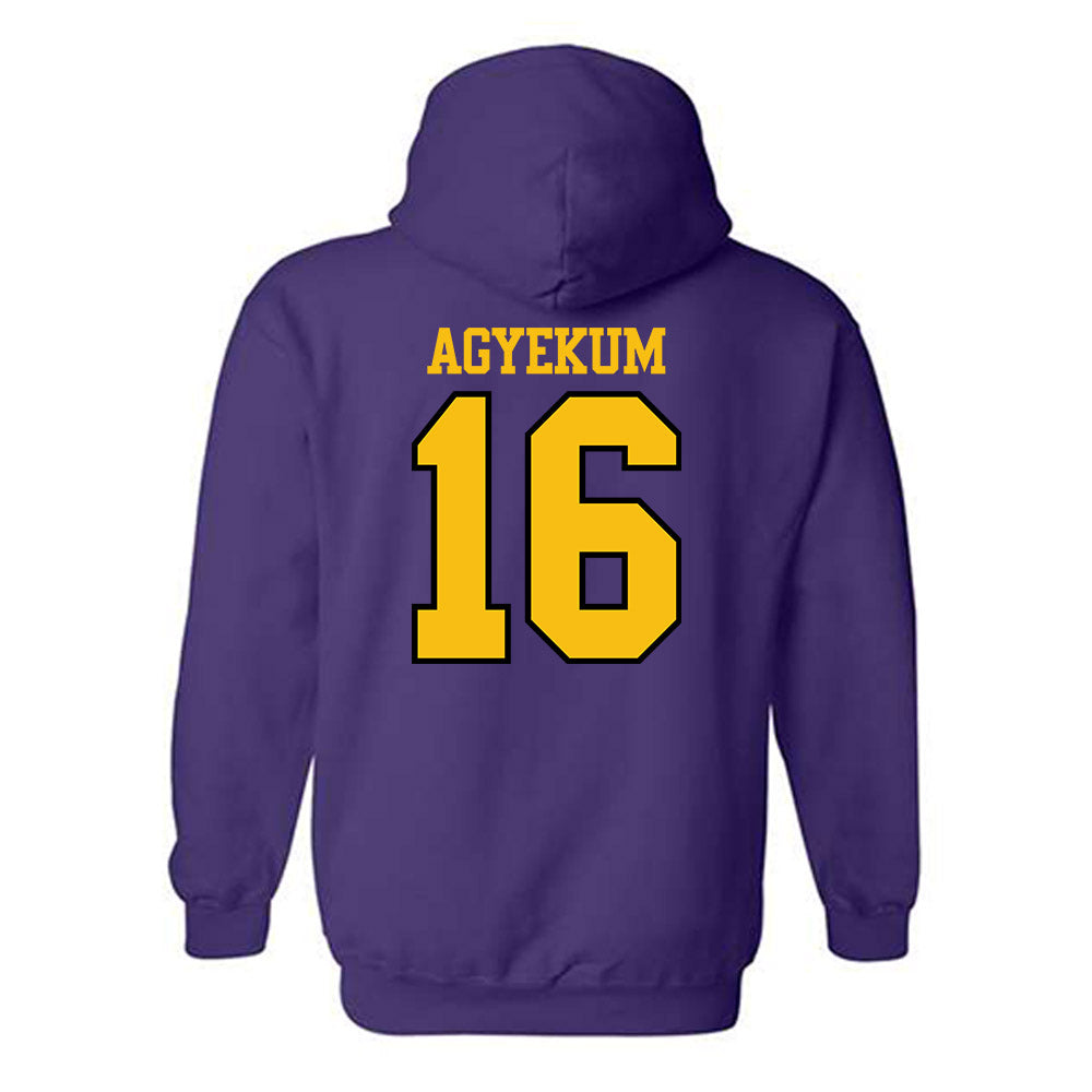 MNSU - NCAA Football : Richard Agyekum - Classic Shersey Hooded Sweatshirt-1