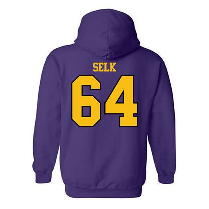 MNSU - NCAA Football : Collin Selk - Classic Shersey Hooded Sweatshirt-1