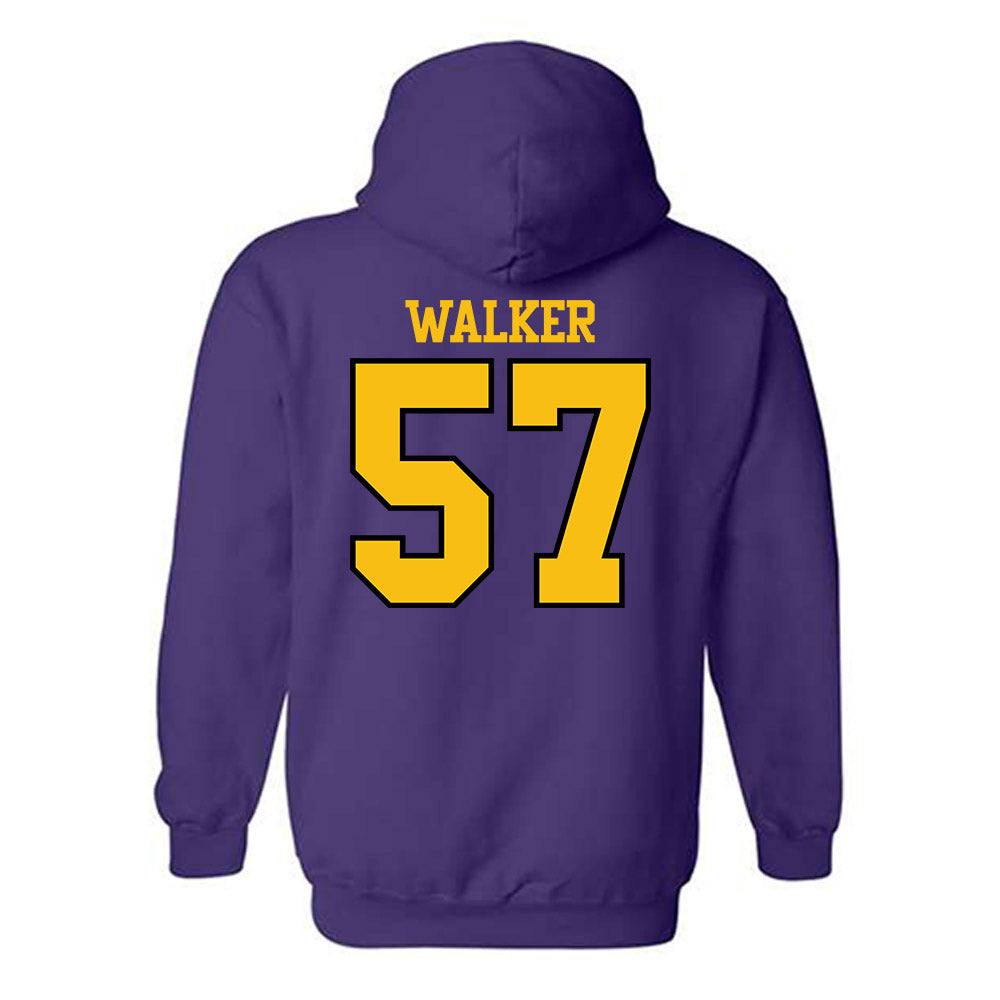 MNSU - NCAA Football : Carter Walker - Classic Shersey Hooded Sweatshirt-1