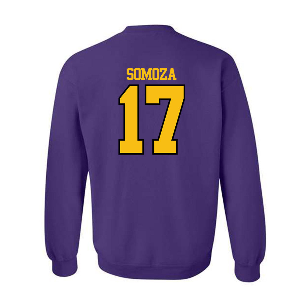 Minn. St. - NCAA Men's Ice Hockey : Ean Somoza - Classic Shersey Crewneck Sweatshirt-1