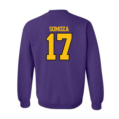 Minn. St. - NCAA Men's Ice Hockey : Ean Somoza - Classic Shersey Crewneck Sweatshirt-1