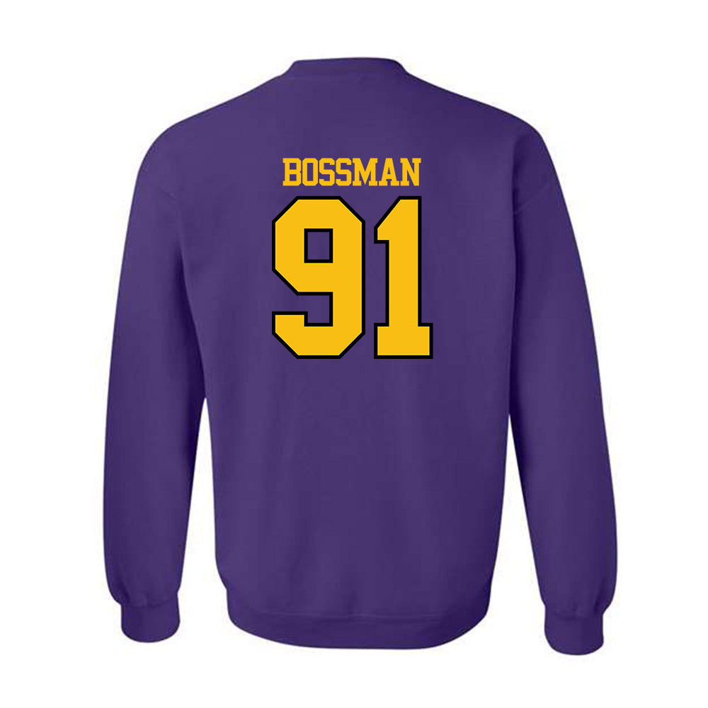 Minn. St. - NCAA Football : Sam Bossman - Classic Shersey Crewneck Sweatshirt-1