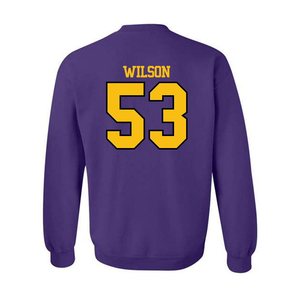 MNSU - NCAA Football : Bryan Wilson - Classic Shersey Crewneck Sweatshirt-1
