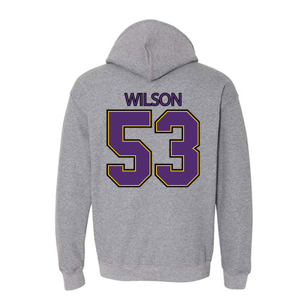 MNSU - NCAA Football : Bryan Wilson - Classic Shersey Hooded Sweatshirt-1