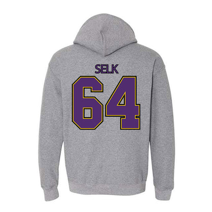 MNSU - NCAA Football : Collin Selk - Classic Shersey Hooded Sweatshirt-1