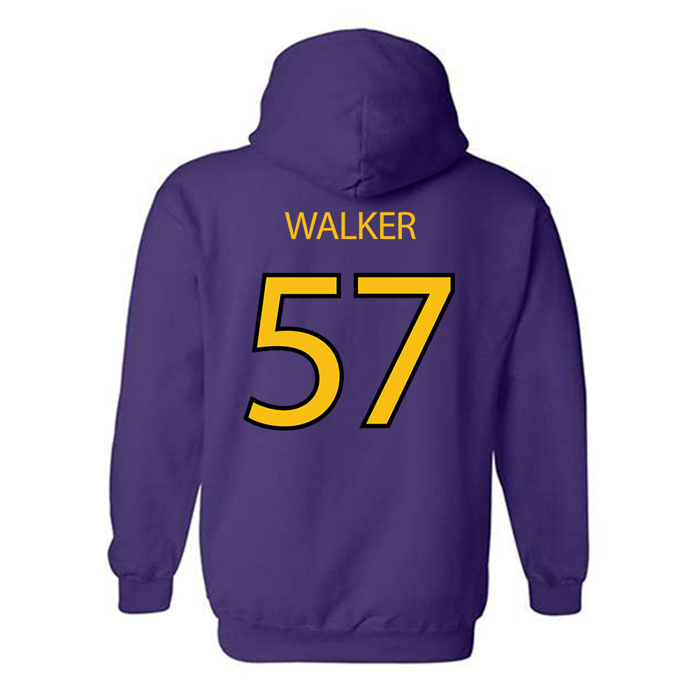 MNSU - NCAA Football : Carter Walker - Classic Shersey Hooded Sweatshirt-1