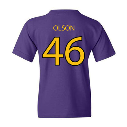 MNSU - NCAA Football : Tanner Olson - Classic Shersey Youth T-Shirt-1