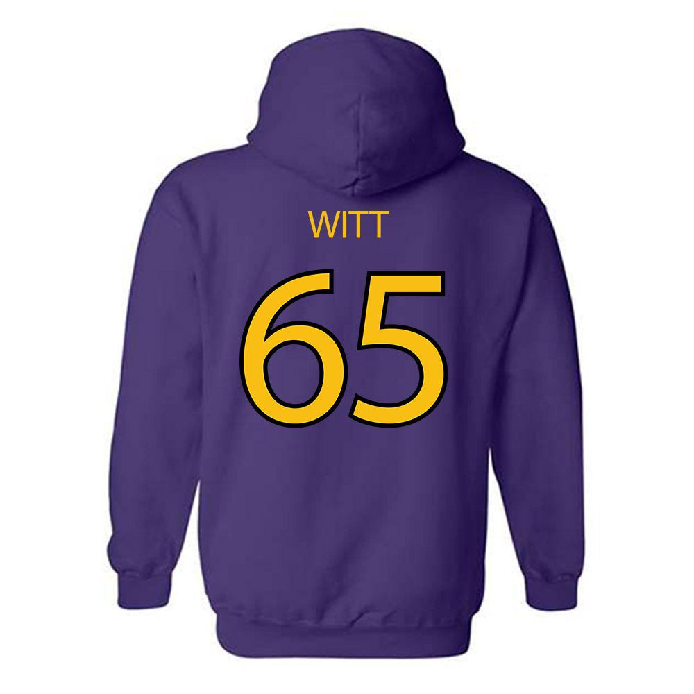 MNSU - NCAA Football : Joshua Witt - Classic Shersey Hooded Sweatshirt-1