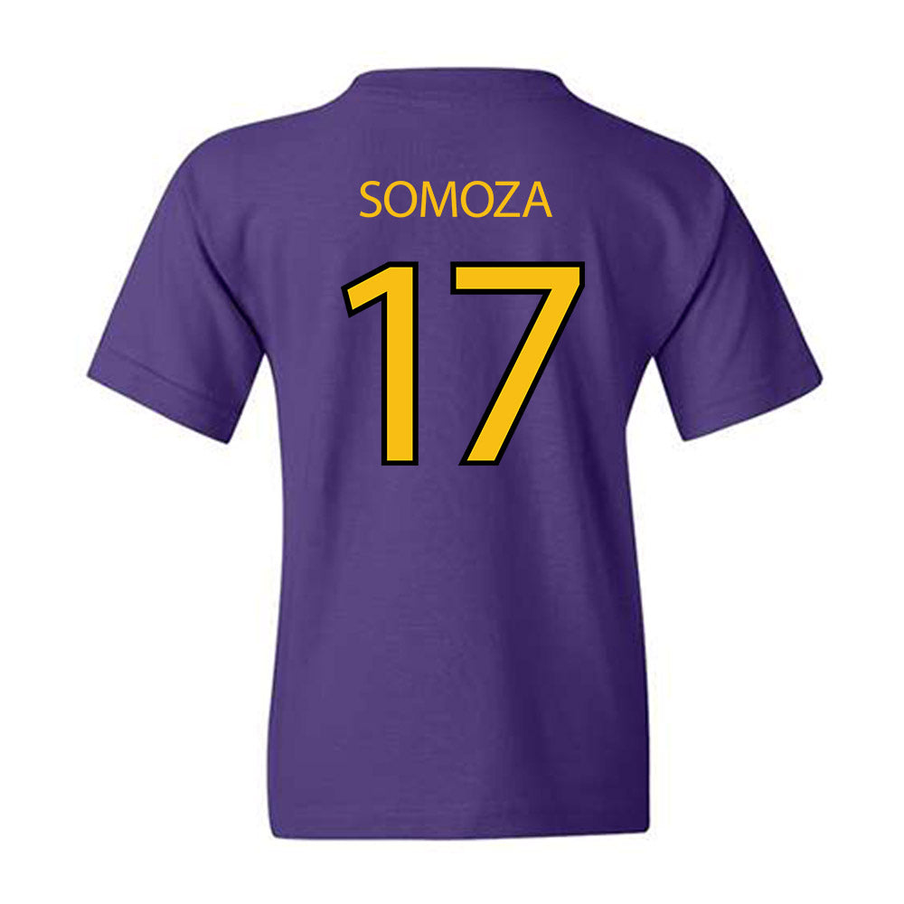Minn. St. - NCAA Men's Ice Hockey : Ean Somoza - Classic Shersey Youth T-Shirt-1