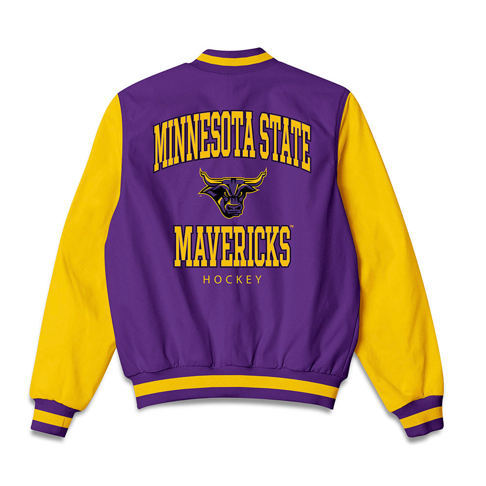 Minn. St. - NCAA Women's Ice Hockey : Mika Cichosz - Bomber Jacket-1