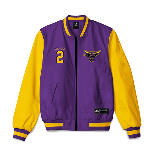Minn. St. - NCAA Women's Ice Hockey : Mika Cichosz - Bomber Jacket-0