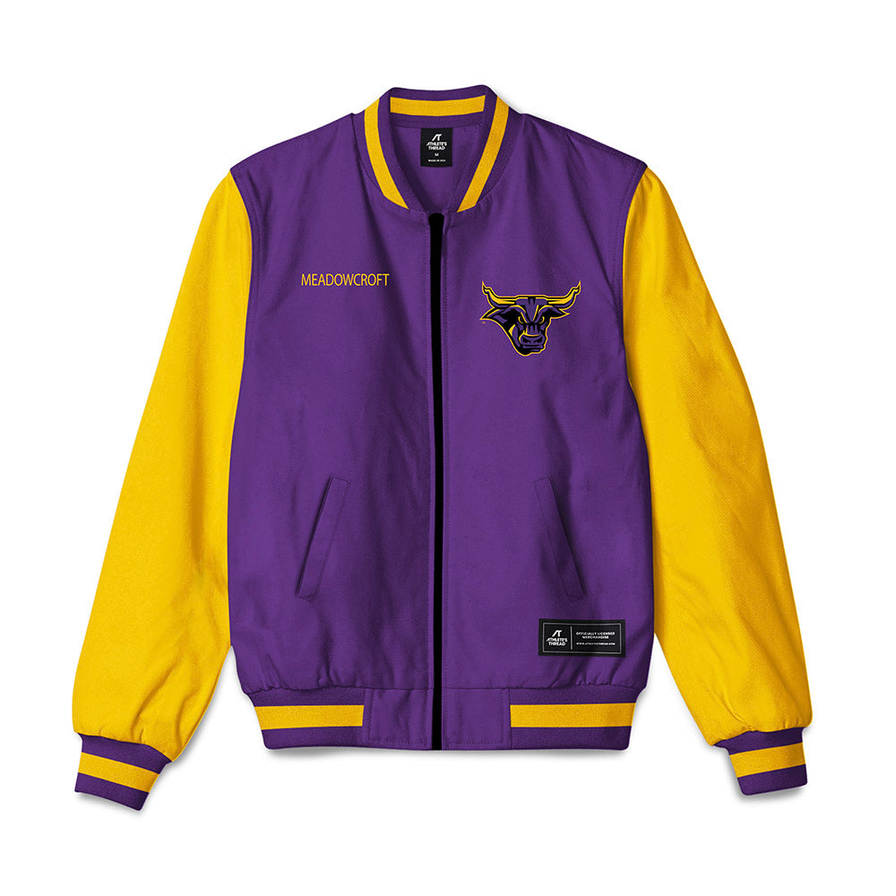 MNSU - NCAA Men's Track & Field : Michael Meadowcroft - Bomber Jacket-0