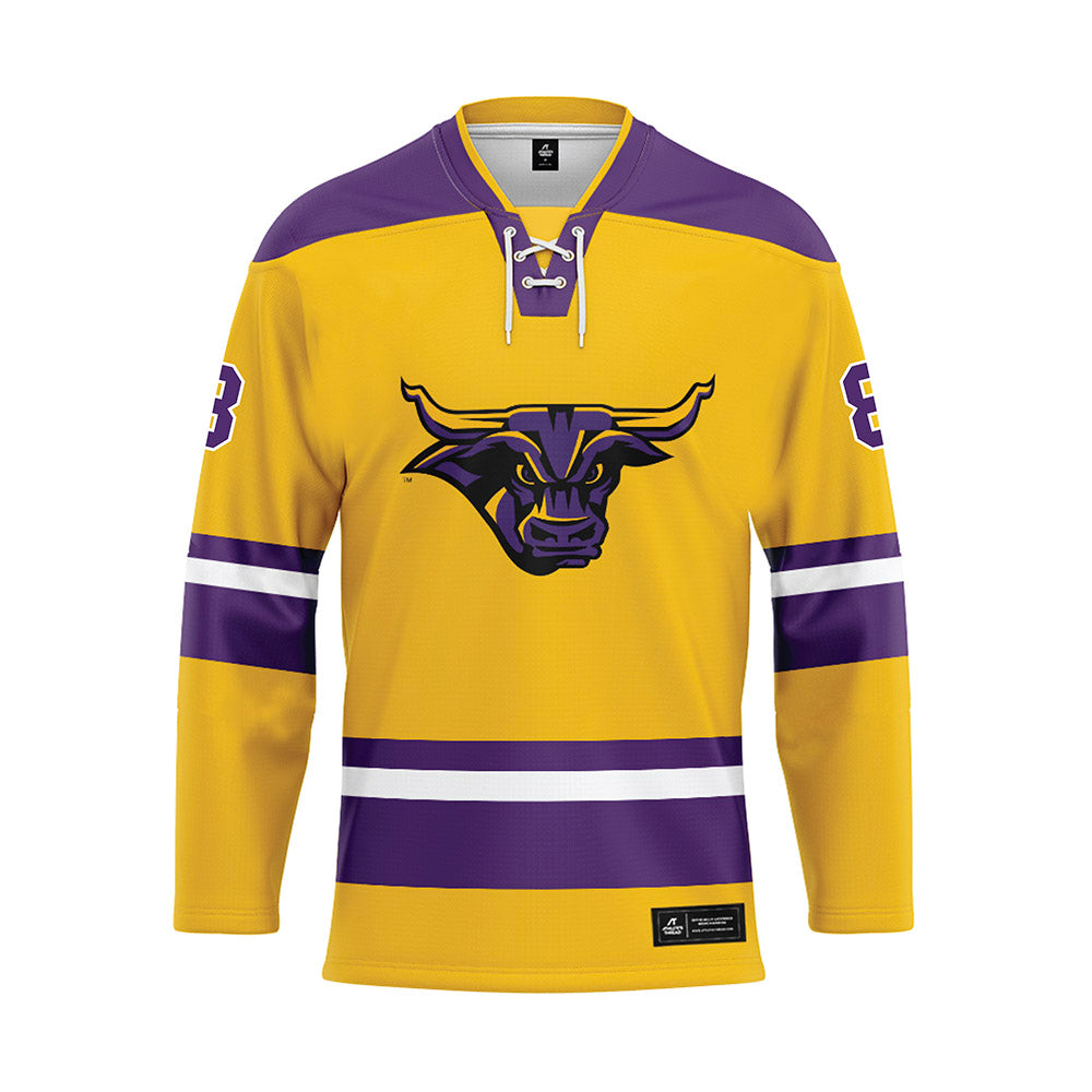 Minn. St. - NCAA Women's Ice Hockey : Bella Shipley - Yellow Hockey Jersey-0