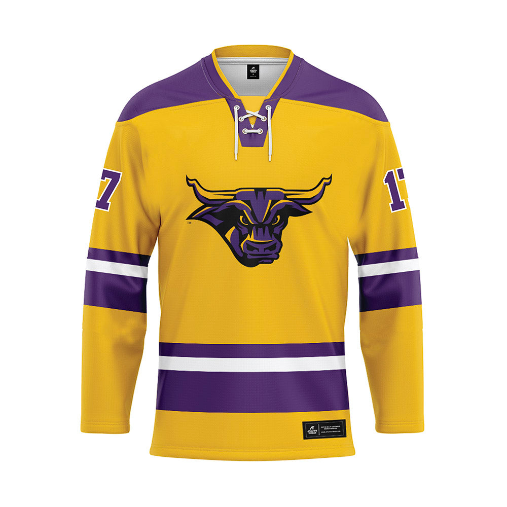 Minn. St. - NCAA Women's Ice Hockey : Lauren Zawoyski - Yellow Hockey Jersey-0