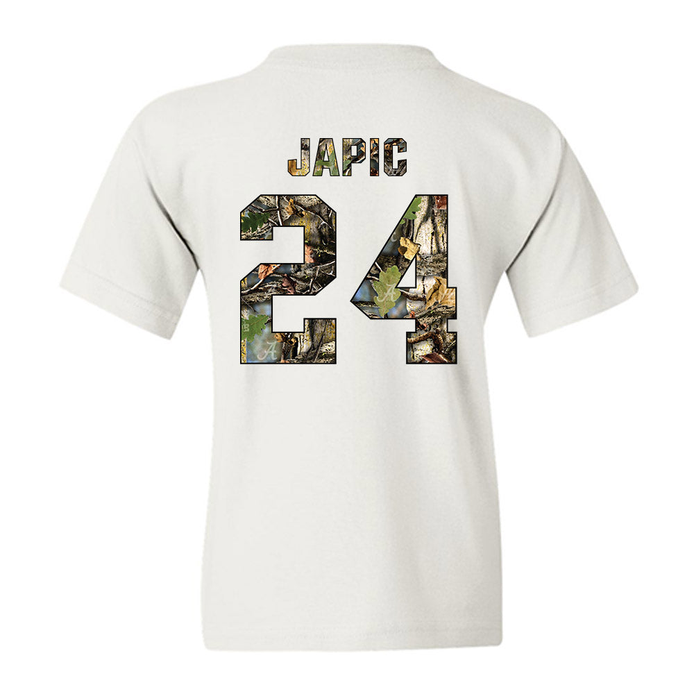 Alabama - NCAA Women's Soccer : Sydney Japic - Youth T-Shirt-1