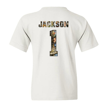 Alabama - NCAA Football : Domani Jackson - Youth T-Shirt-1