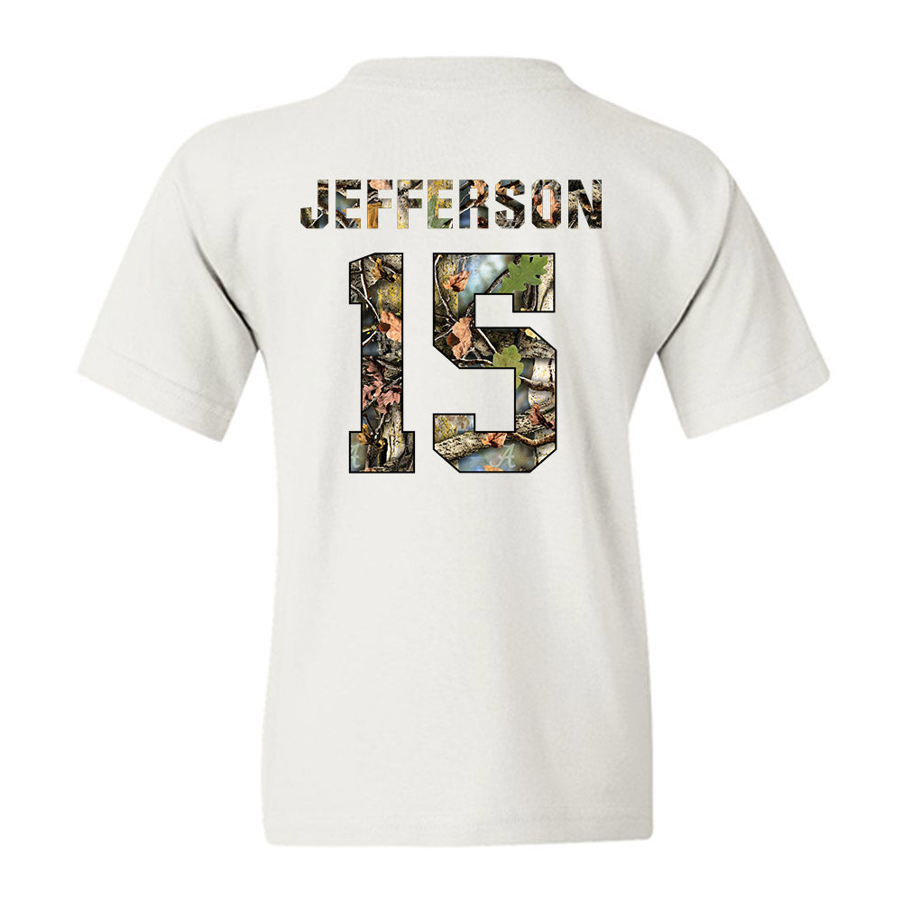 Alabama - NCAA Football : Justin Jefferson - Youth T-Shirt-1