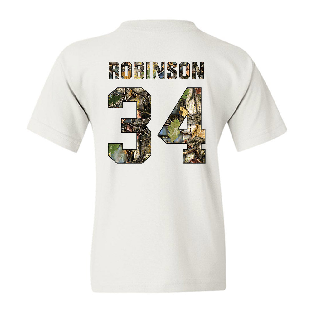 Alabama - NCAA Football : Que Robinson - Youth T-Shirt-1