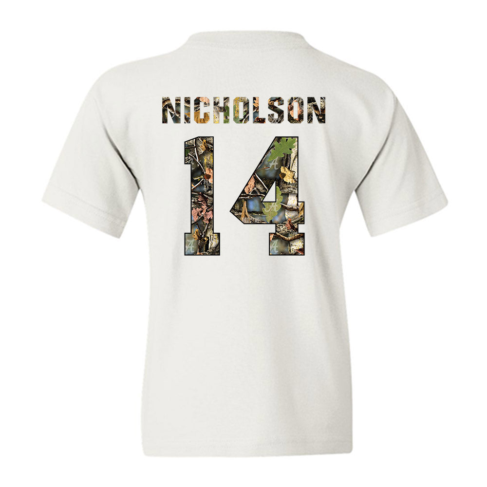 Alabama - NCAA Football : Graham Nicholson - Youth T-Shirt-1