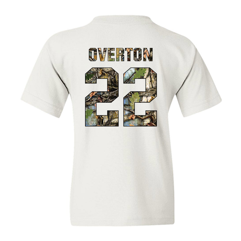 Alabama - NCAA Football : LT Overton - Youth T-Shirt-1