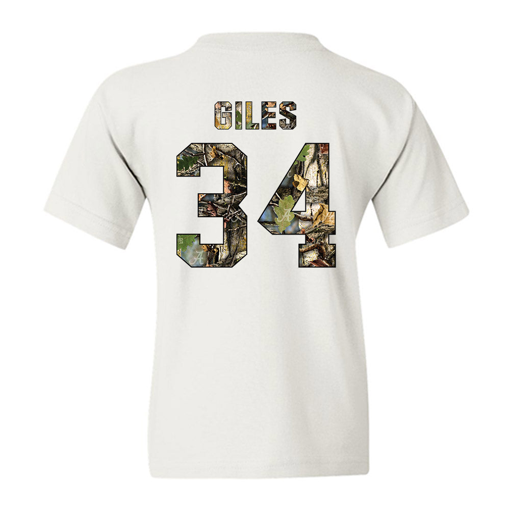 Alabama - NCAA Softball : Marlie Giles - Youth T-Shirt-1