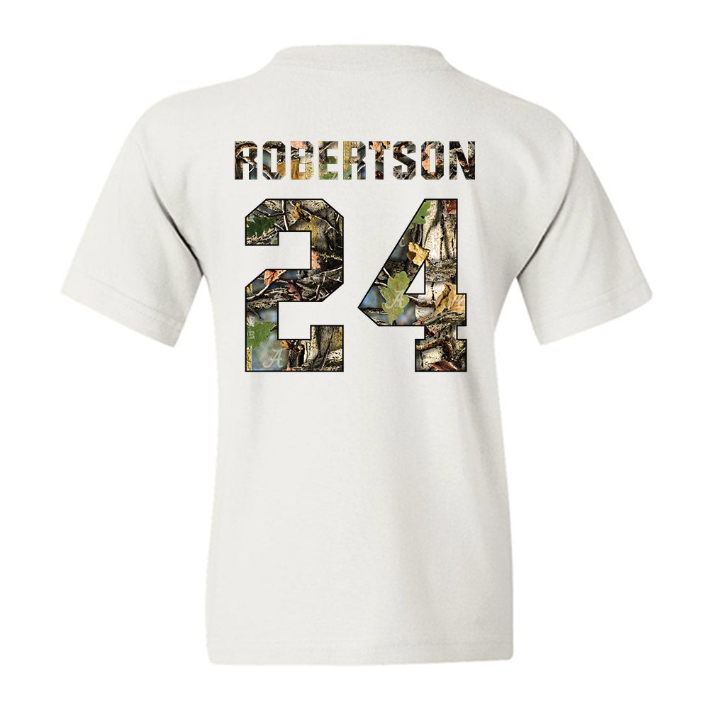 Alabama - NCAA Baseball : Tate Robertson - Youth T-Shirt-1