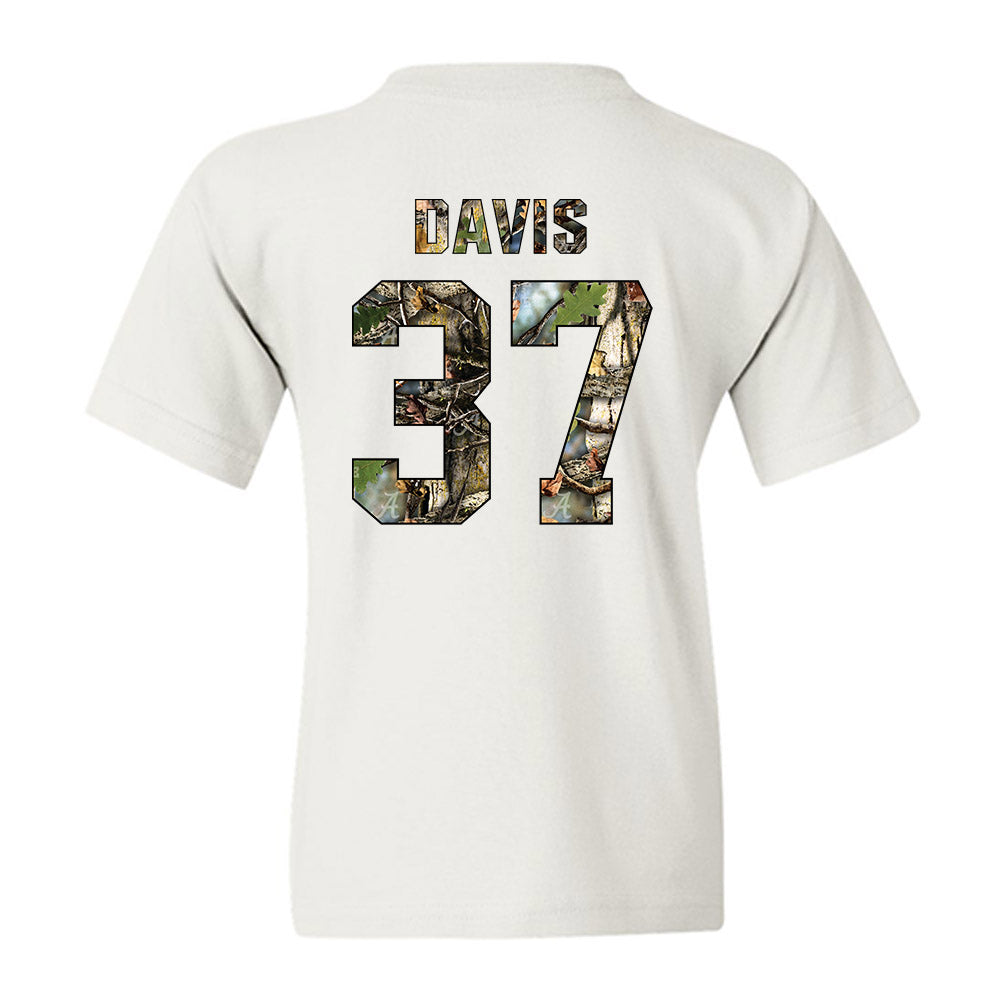 Alabama - NCAA Football : Cole Davis - Youth T-Shirt-1