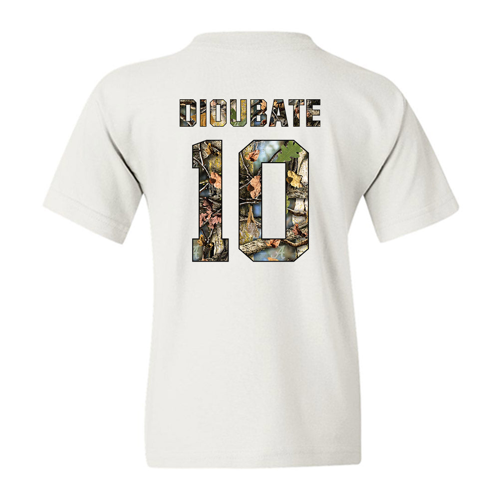 Alabama - NCAA Men's Basketball : Mouhamed Dioubate - Youth T-Shirt-1