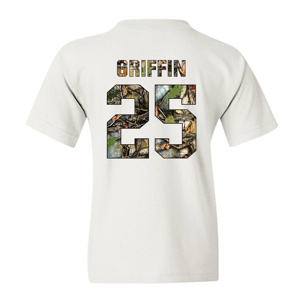 Alabama - Men's Basketball Alumni : Artie Griffin - Youth T-Shirt-1