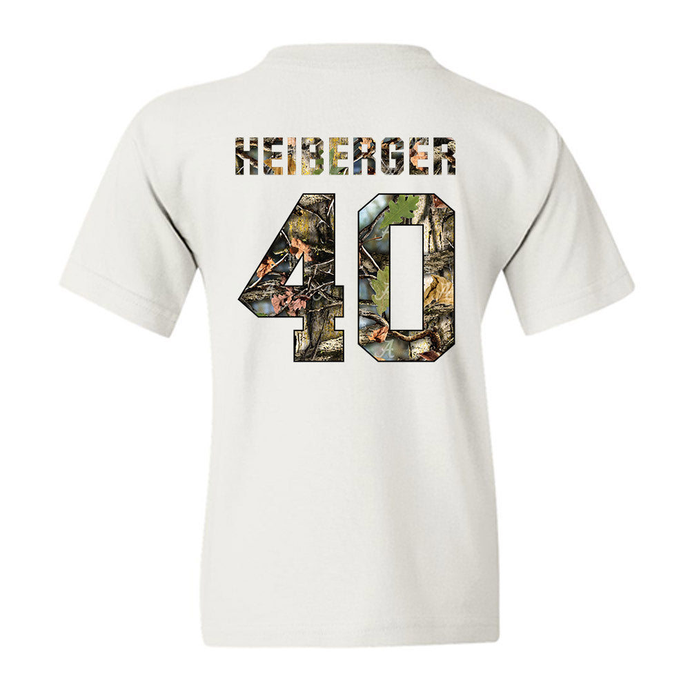 Alabama - NCAA Baseball : Matthew Heiberger - Youth T-Shirt-1