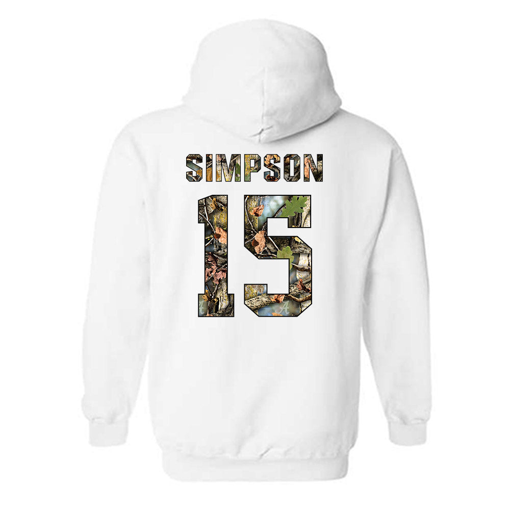 Alabama - NCAA Football : Ty Simpson - Hooded Sweatshirt-1