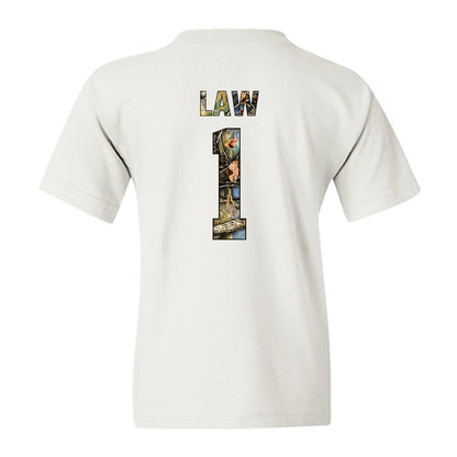 Alabama - NCAA Football : Kendrick Law - Youth T-Shirt-1