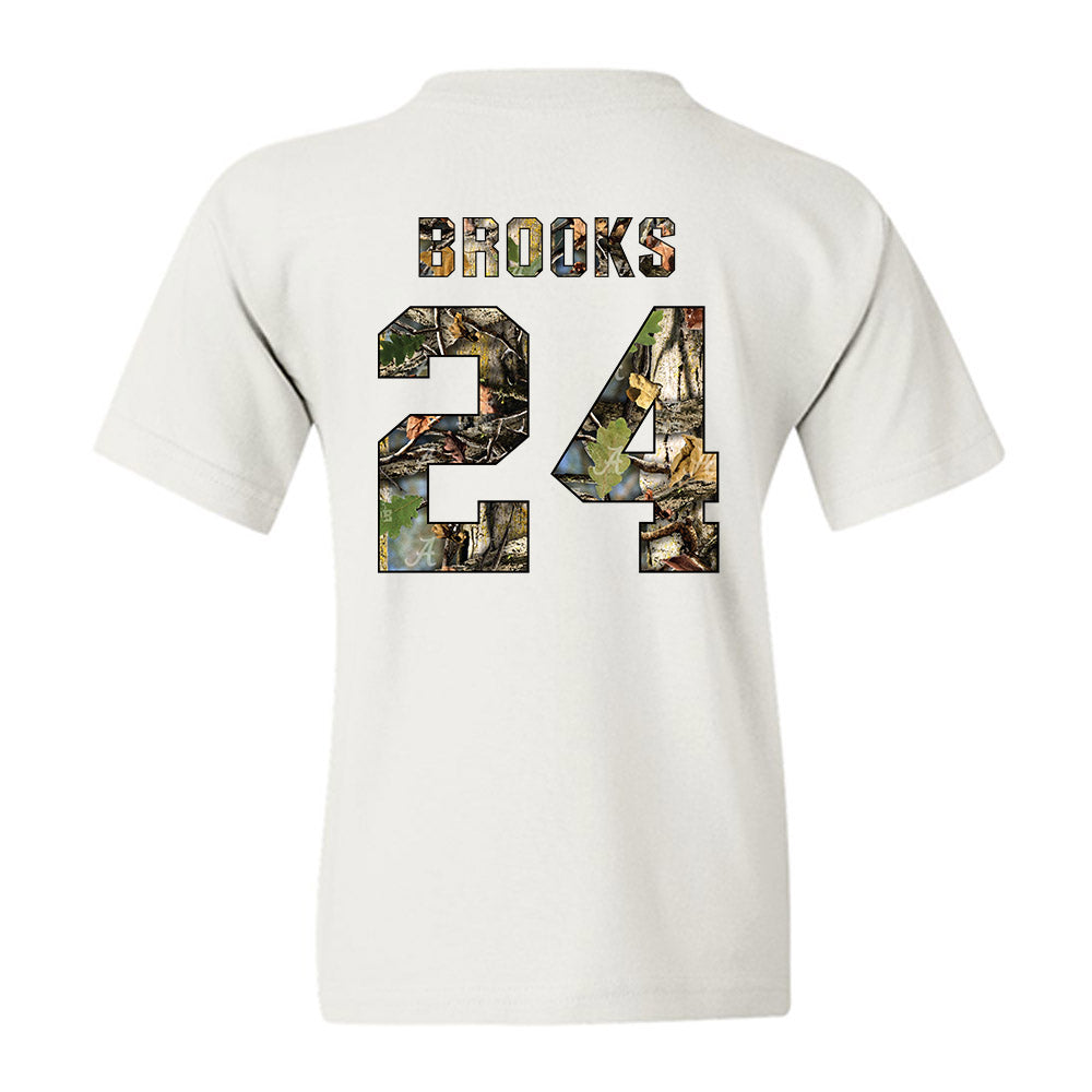 Alabama - NCAA Women's Basketball : Leah Brooks - Youth T-Shirt-1