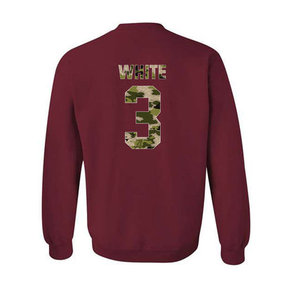 Alabama - NCAA Softball : Kristen White - Tusk Camo Script A Crewneck Sweatshirt-1