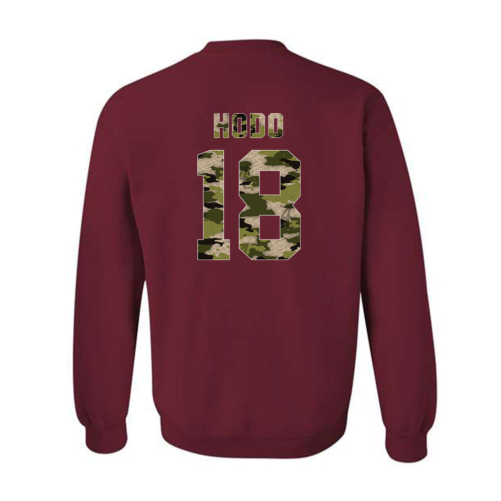 Alabama - NCAA Baseball : Will Hodo - Tusk Camo Script A Crewneck Sweatshirt-1