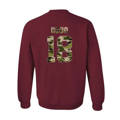 Alabama - NCAA Baseball : Will Hodo - Tusk Camo Script A Crewneck Sweatshirt-1