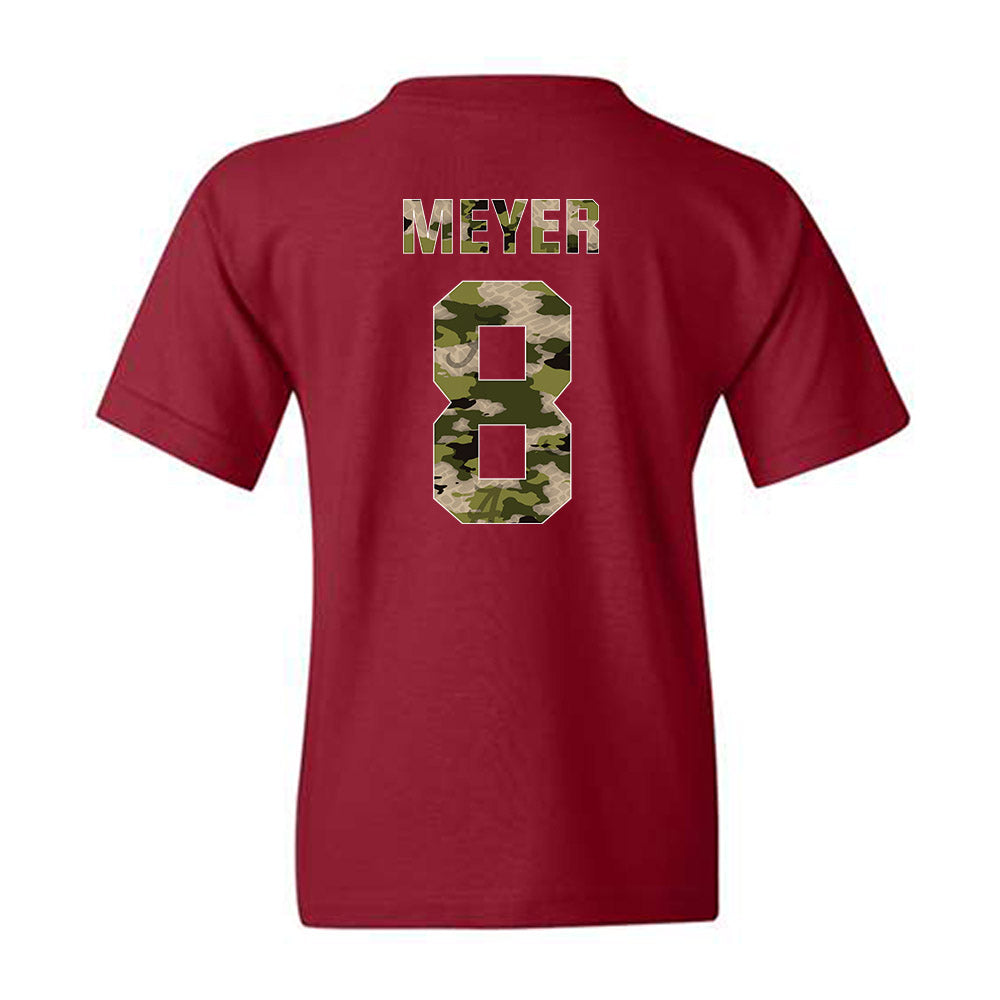 Alabama - NCAA Women's Soccer : Lexi Meyer - Tusk Camo Script A Youth T-Shirt-1