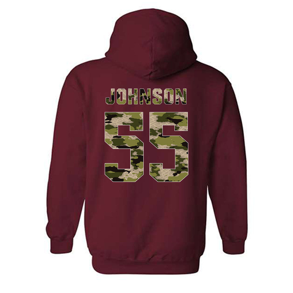 Alabama - NCAA Softball : Alea Johnson - Tusk Camo Script A Hooded Sweatshirt-1