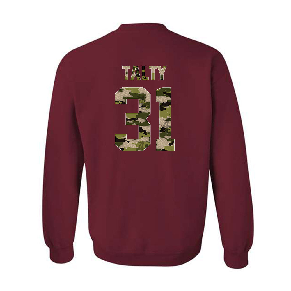 Alabama - NCAA Football : Conor Talty - Tusk Camo Script A Crewneck Sweatshirt-1