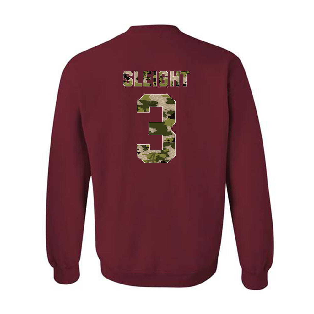 Alabama - NCAA Baseball : Evan Sleight - Tusk Camo Script A Crewneck Sweatshirt-1