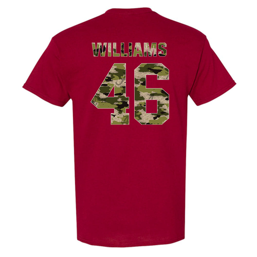 Alabama - NCAA Football : Jay Williams - Tusk Camo Script A T-Shirt-1