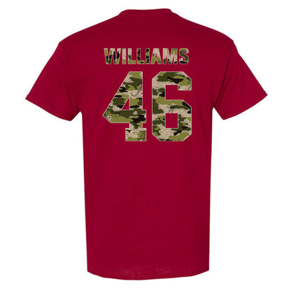 Alabama - NCAA Football : Jay Williams - Tusk Camo Script A T-Shirt-1