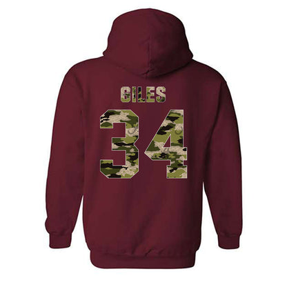 Alabama - NCAA Softball : Marlie Giles - Tusk Camo Script A Hooded Sweatshirt-1